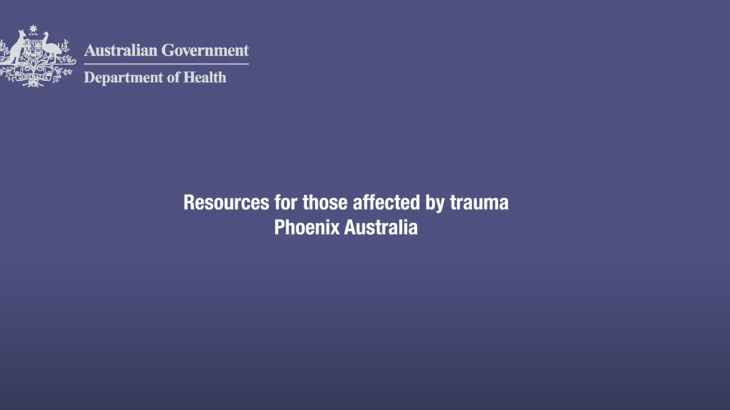 Resources for those affected by trauma