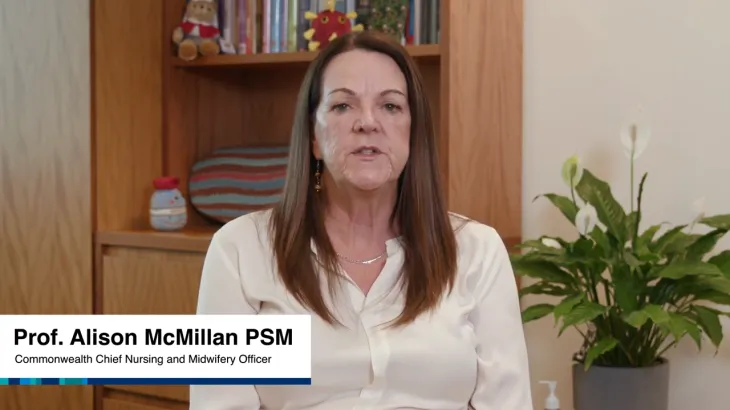 Professor Alison McMillan CNMO says thankyou nurses and midwives – cover image
