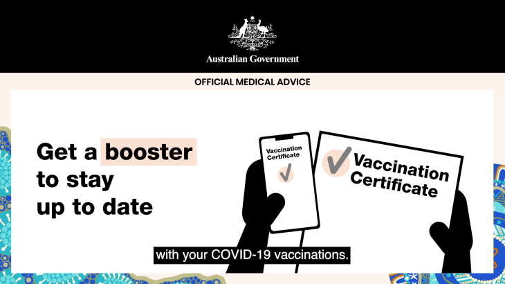 COVID-19 vaccination – COVID-19 booster vaccinations (15 second animation for Aboriginal and Torres Strait Islander people)