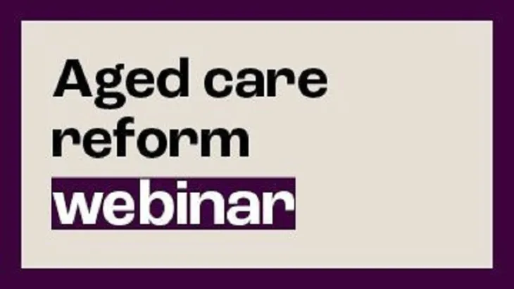 Aged care reform tile