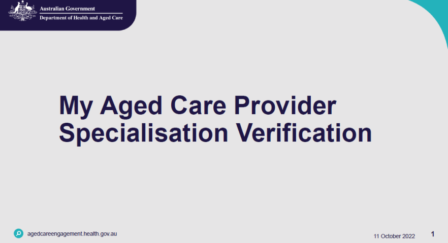 Upcoming changes to specialisation verification – webinar recording