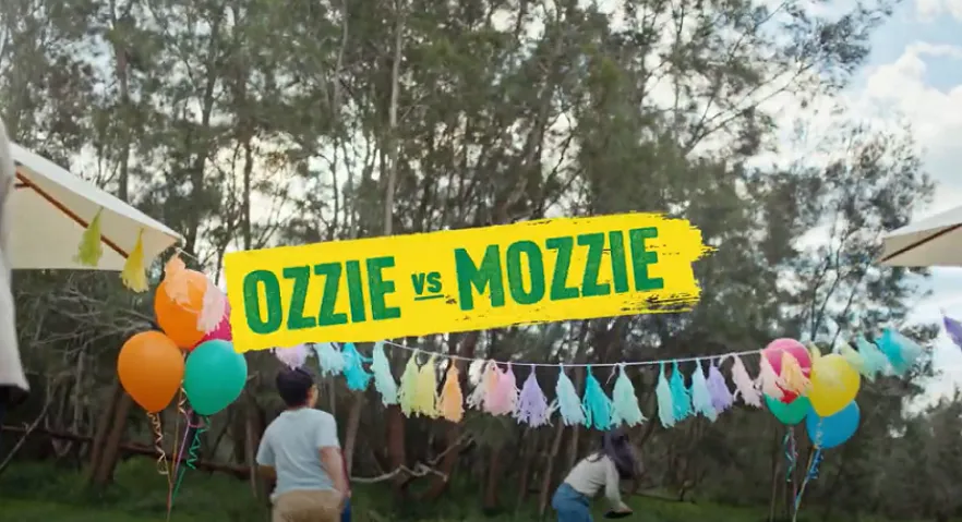 Ozzie vs Mozzie - Apply effective mosquito repellent