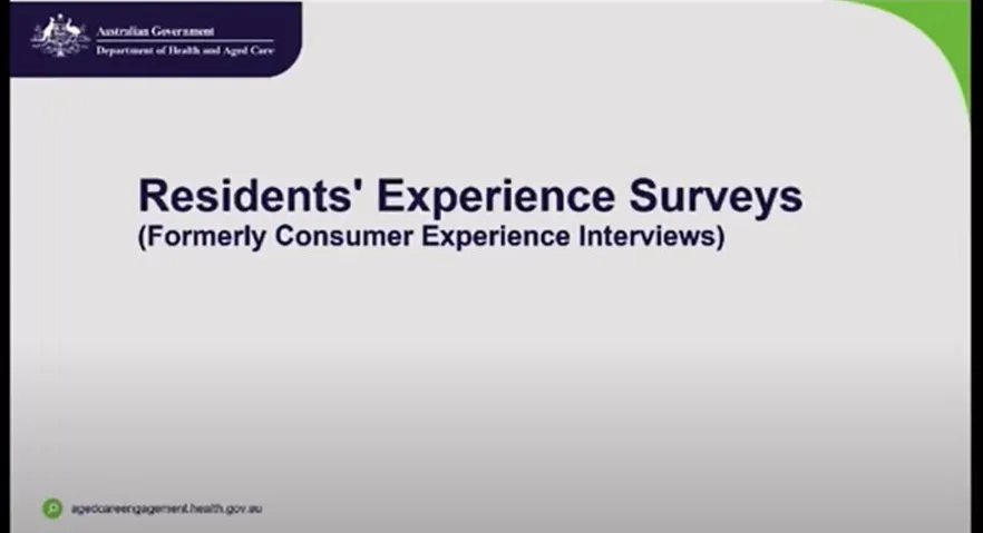 2023 Residents’ Experience Surveys