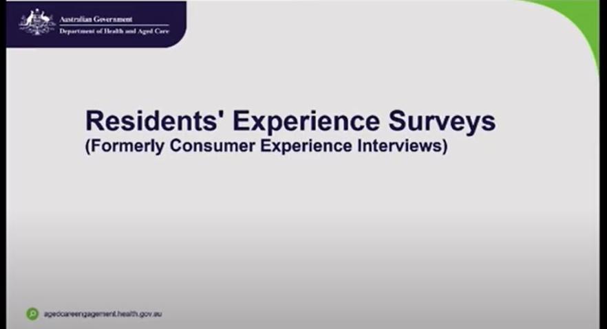 2023 Residents’ Experience Surveys