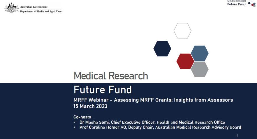 medical research future fund grants