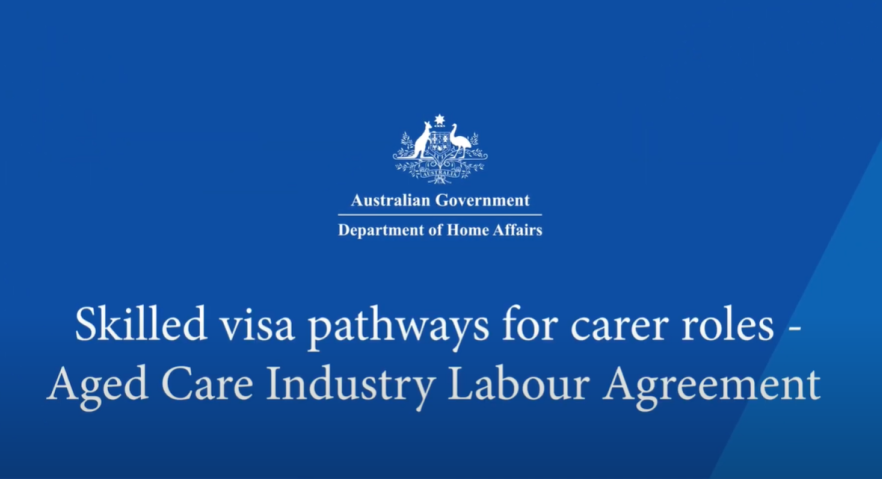 Aged care Industry Labour Agreement – webinar recording