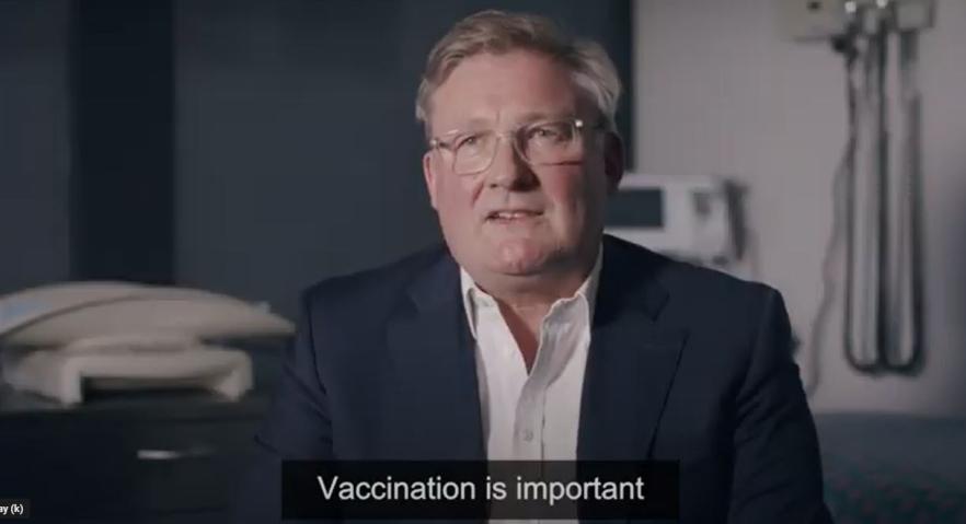 Health professionals on the safety of routine childhood vaccination