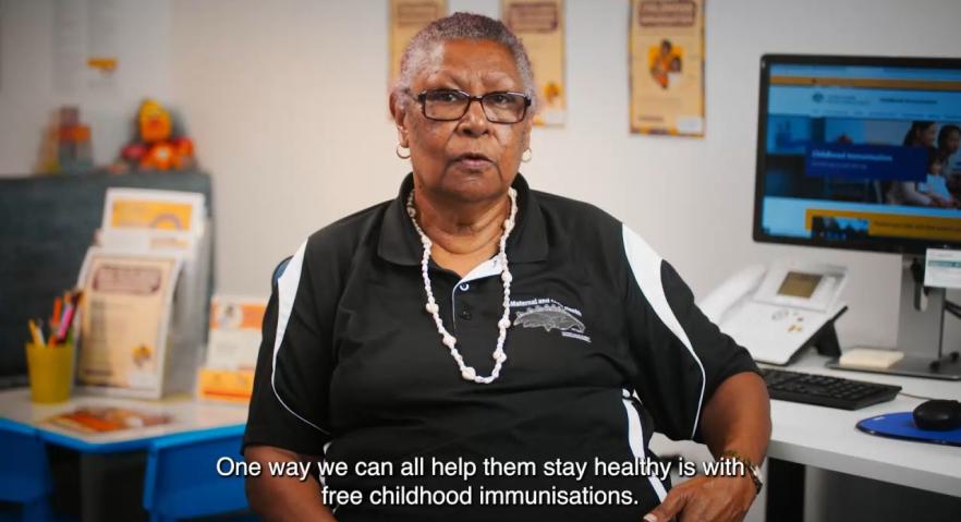 Health worker Sibuwani talks about why children need to be immunised