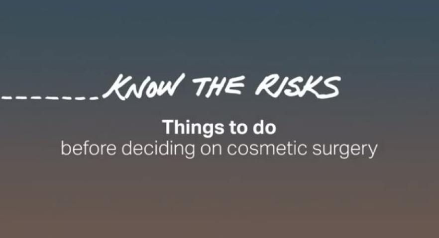 Things to do before deciding on cosmetic surgery