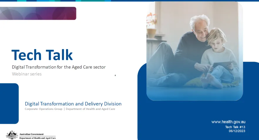Digital Transformation Tech Talk Webinar webinar recording – 6 December 2023