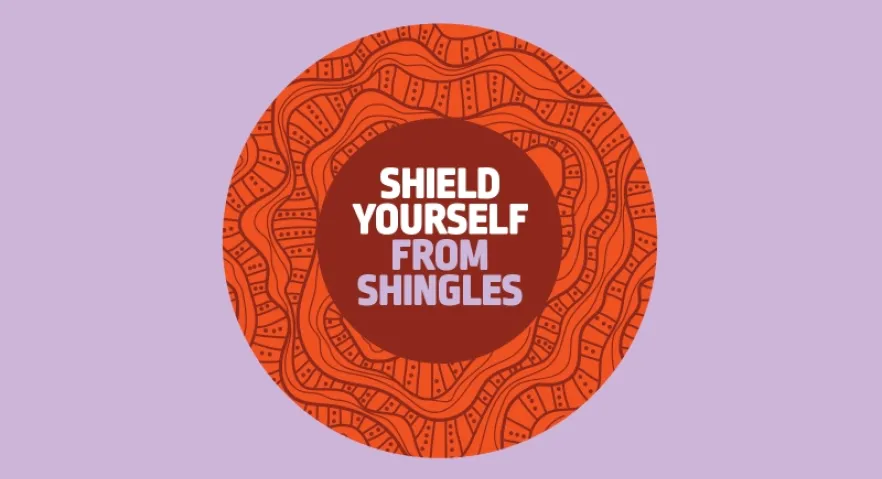 Shield yourself from Shingles logo