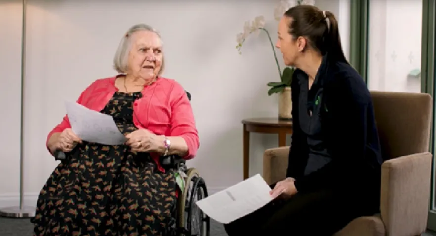 Video image_A guide for older people in residential aged care