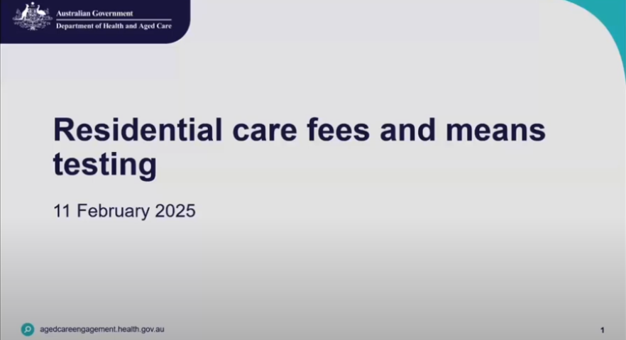 Image of the first screen shot of the webinar