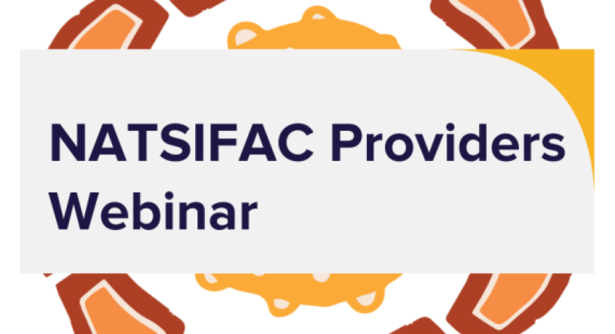Cover slide NATSIFAC Providers webinar