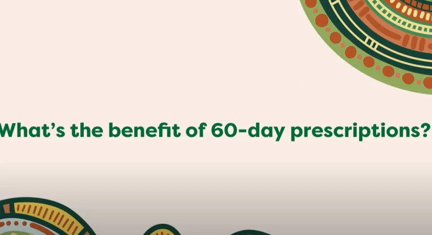 What are the benefits of 60-day prescriptions? 