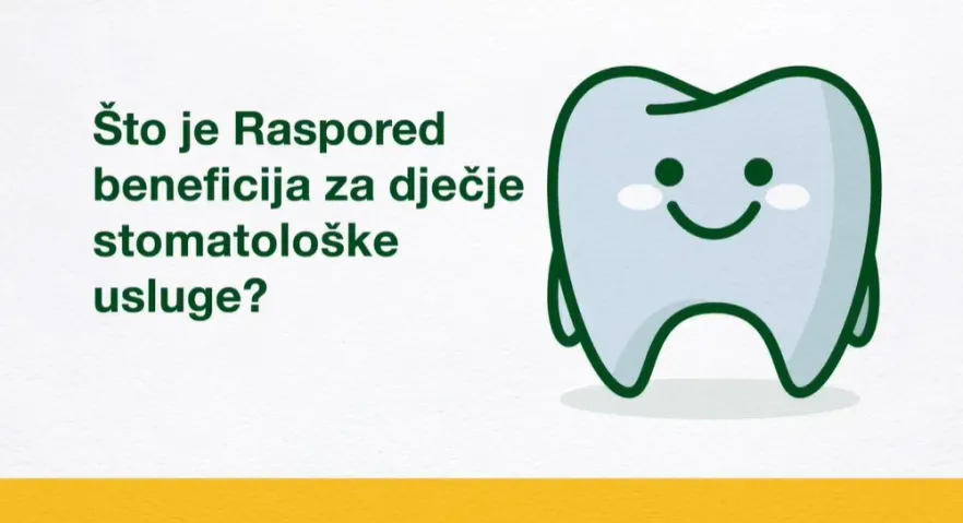 Što je Raspored beneficija za dječje stomatološke usluge? 