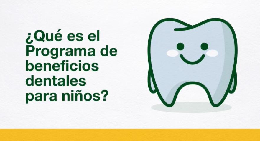 ¿Qué es el Programa de beneficios dentales para niños? 