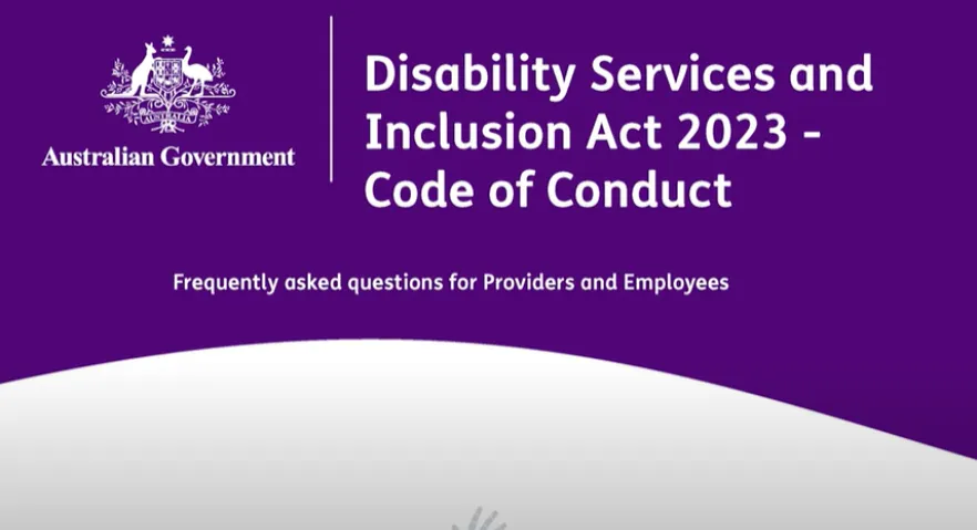 Auslan DSI Code of Conduct FAQ Providers and Employers_thumbnail image