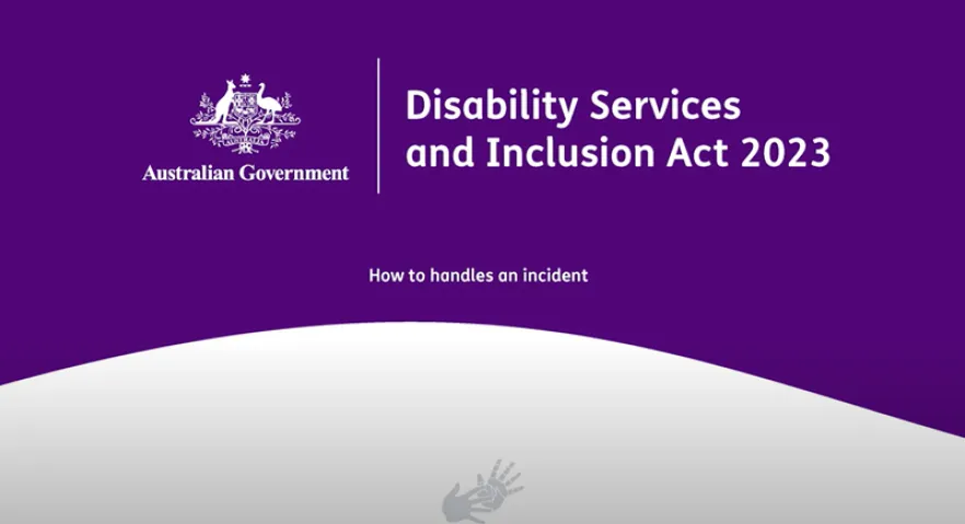 Auslan – How to handle an incident