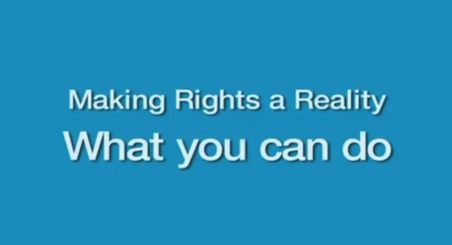 Making rights a reality: what you can do – United Nations Convention on the Rights of Persons with Disabilities