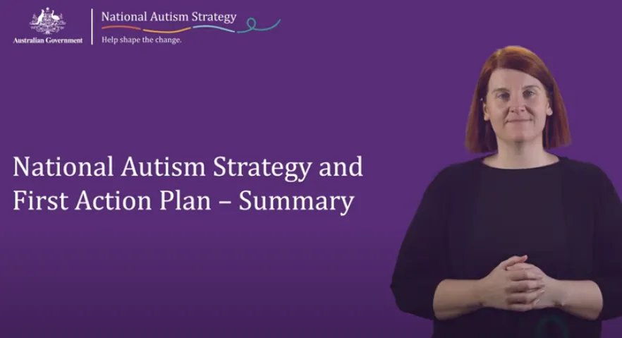 National Autism Strategy and First Action Plan – Summary