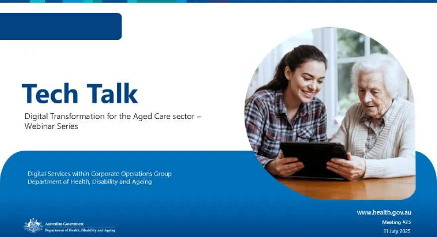 Cover image for the Digital Transformation Tech Talk – 31 July 2025 presentation