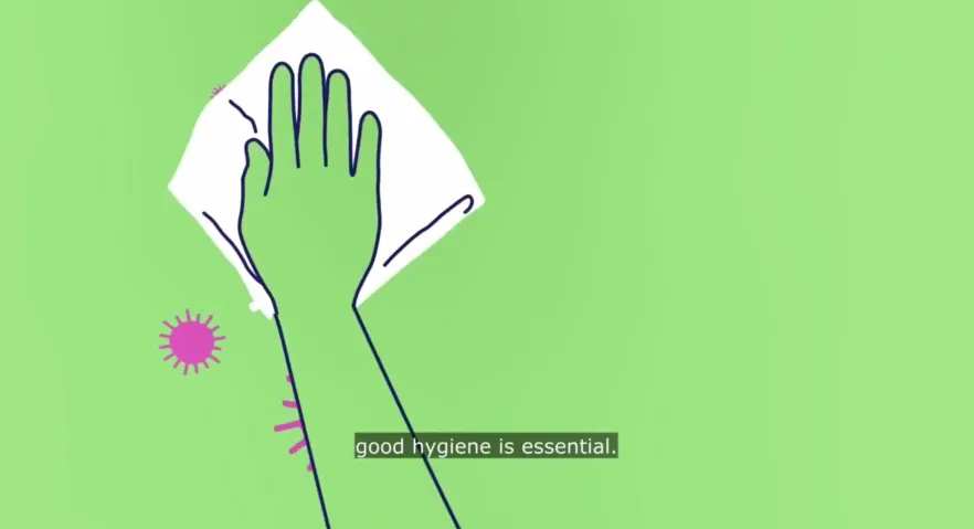 Good hygiene is essential