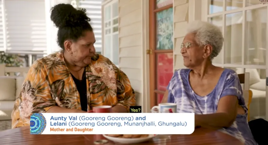 Aunty Val and Lelani talk about COVID-19 vaccines