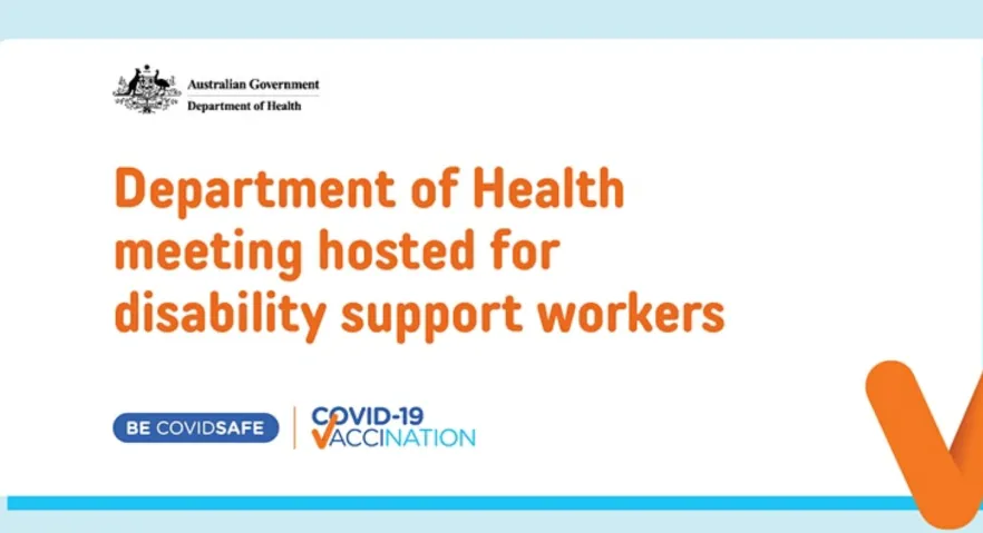 Department of Health meeting hosted for disability support workers
