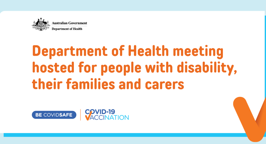 Webinar tile disability families carers