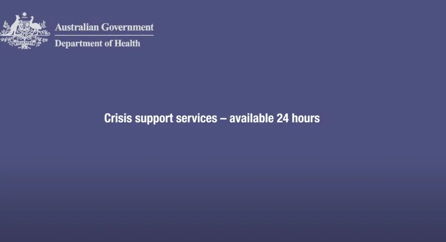 Crisis support services – available 24 hours