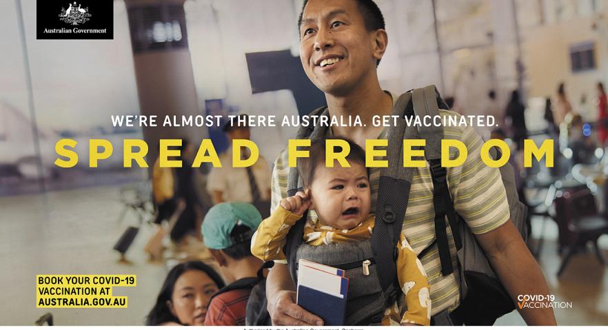 COVID-19 vaccination – Video – 자유를 전파하세요 (Spread Freedom) – 15 seconds