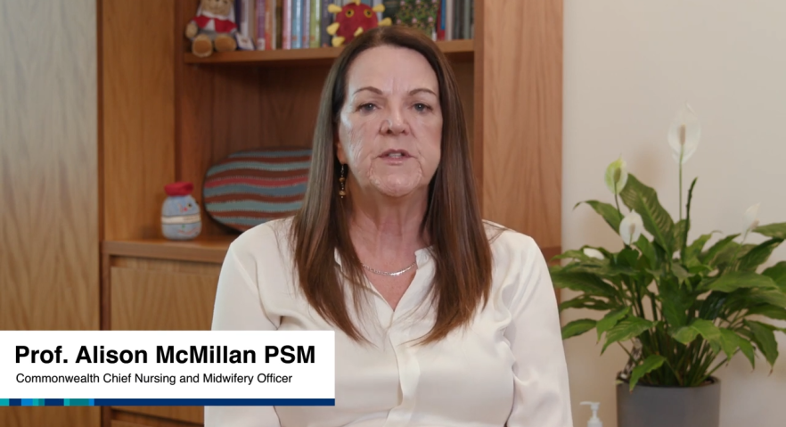 Professor Alison McMillan CNMO says thankyou nurses and midwives – cover image