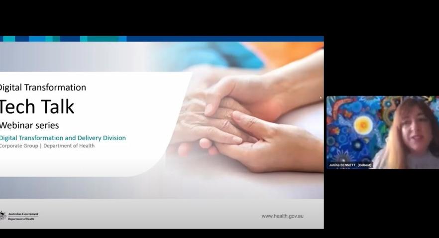 Tech Talk webinar still