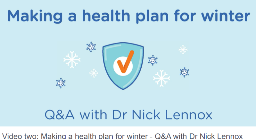 Video 2: Making a health plan for winter