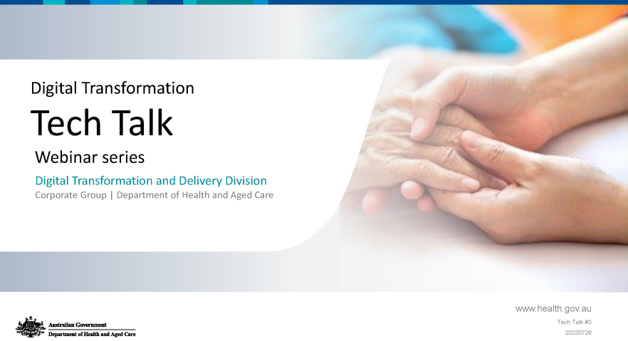 Digital Transformation Tech Talk 26 July 2022