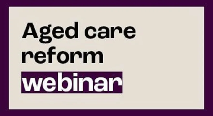 Aged care reform tile