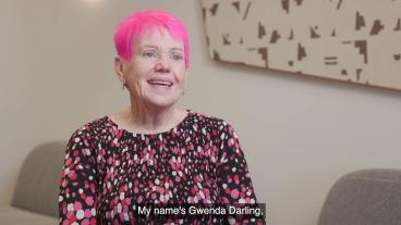 Video still of Gwenda Darling