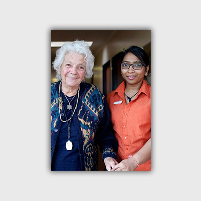 Older person and carer