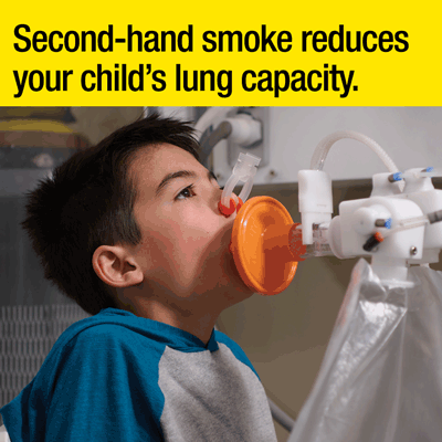 Second-hand smoke and children