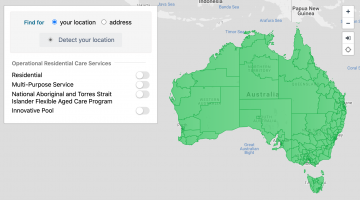2020 ACAR – Residential care places map