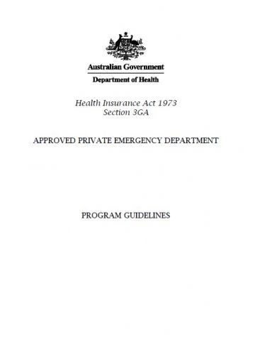 Image of the cover of the APED guidelines