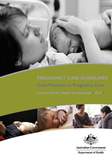 Core practices in pregnancy care