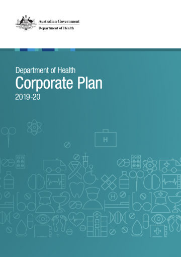 Corporate Plan 2019–20 cover