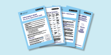Fact sheet tile