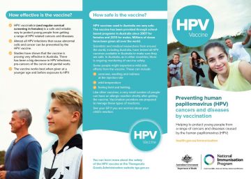 HPV brochure