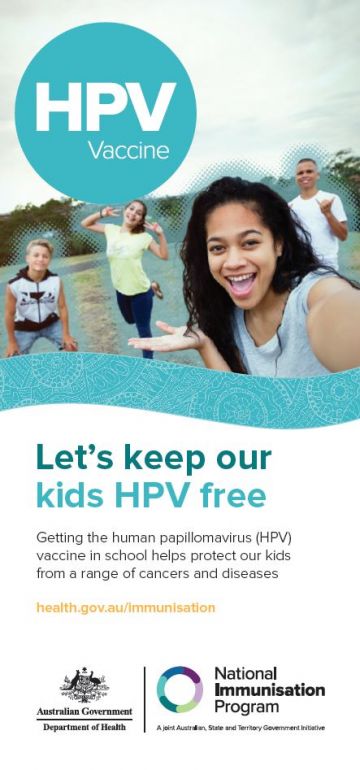 This is an image of the front page of a HPV brochure for Aboriginal and Torres Strait Islander peoples