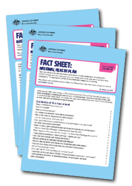 Cover image for COVID-19 National Health Plan collection
