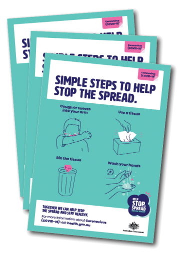 Simple steps to help stop the spread cover image