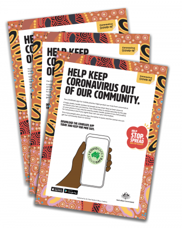 Keep our mob safe print ads